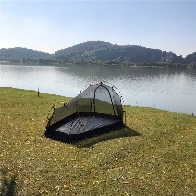 Cheap Goat Tents Outdoor 2 Person Waterproof Camping Tents Ultralight Hiking Backpacking Survival Equipment Tents 